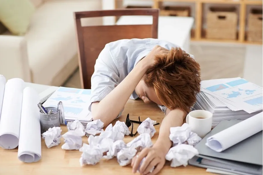 muede am arbeitsplatz